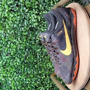 Nike Mens Zoom Rival Waffle Racing Shoe Orange/Yellow/Burgandy/Green Camo SZ 9.5